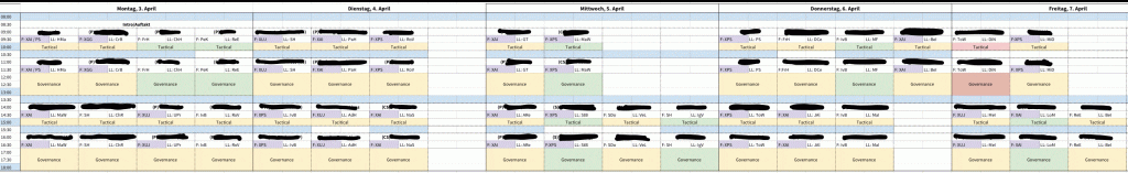 unic holacracy schedule launch